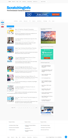 scratchinginfo: Web Development Tutorials and Resources